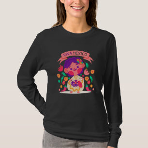T-shirt Poupée mexicaine Lele ¡Que viva México!