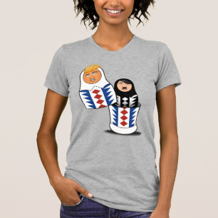 T-SHIRT POUPÉE RUSSE : TRUMP ET LE MAL