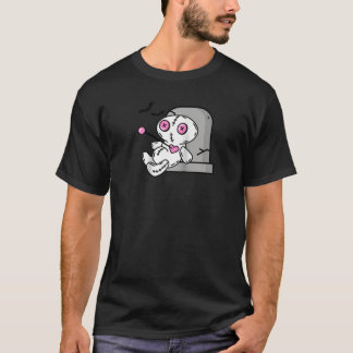 T-shirt Poupée vaudou Gote Goth Halloween Éffrayant Emo ro