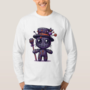 T-shirt Poupée violette déplaisante
