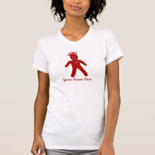 T-shirt Poupée Voodolique Rouge Sang