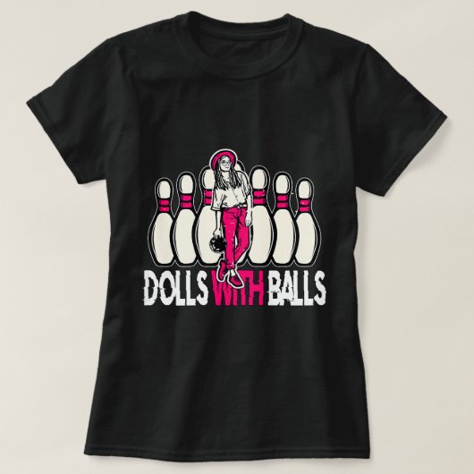 T-shirt Poupées avec boules 1 (Design devant)