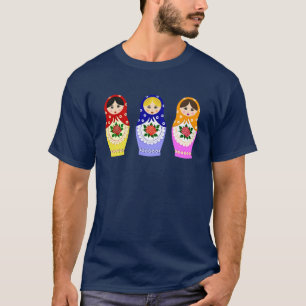 T-shirt Poupées de nidification russe matryoshka