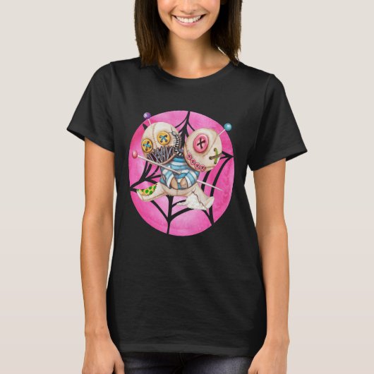 T-shirt Poupées Voodoo Curieuses (Devant)