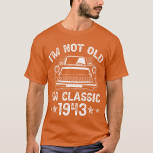 T-shirt Pour 80 ans voiture 1943 80e vintage