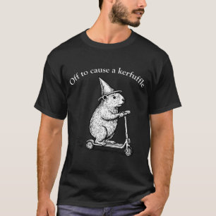 T-shirt Pour aller causer une pagaille Funny Groundhog Sco