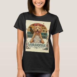 T-shirt pour amateur de chien, Labradoodle mignon,