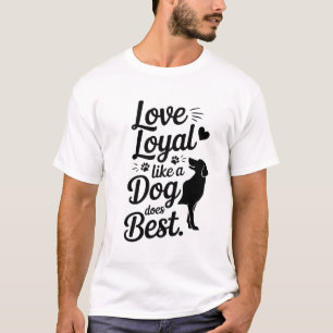 T-shirt pour amoureux de chiens, chemise assortie