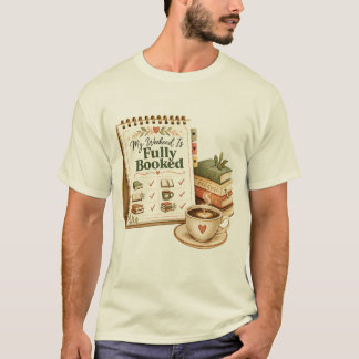 T-shirt pour amoureux de livres de week-end comple