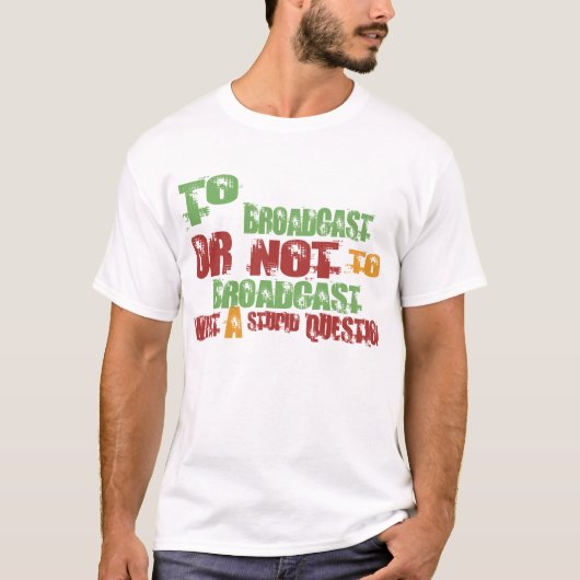 T-shirt Pour annoncer (Devant)