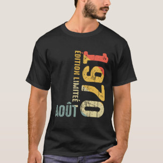 T-shirt Pour août 1970 Année 1970 1970 Depuis 1970 1970