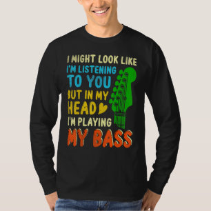 T-shirt Pour Basse Guitare Lecteur Baid Bass