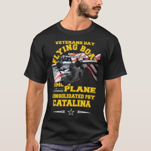 T-shirt pour bateau à moteur consolidé PBY Catalin (Devant)