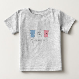T-shirt Pour Bébé С tub d'ours, dessin pour enfants
