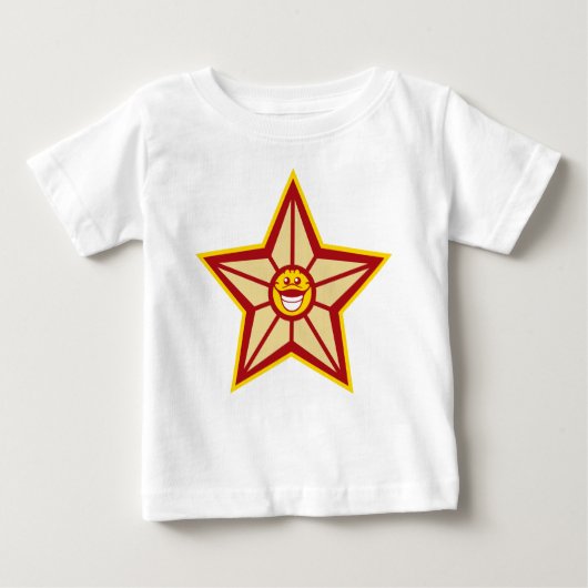 T-SHIRT POUR BÉBÉ スター (Devant)