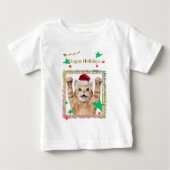 T-SHIRT POUR BÉBÉ 可愛いねこのクリスマスデザイン♡ (Devant)