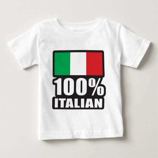 T-shirt Pour Bébé 100% italien (Devant)