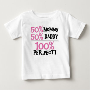 T-shirt Pour Bébé 100% Parfait Rose