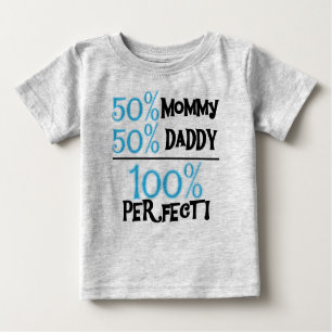 T-shirt Pour Bébé 100 pour cent perfectionnent le bleu