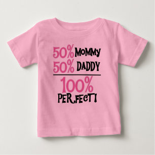 T-shirt Pour Bébé 100 pour cent perfectionnent le rose