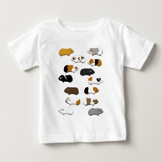 T-shirt Pour Bébé 14 gorets de mer (Devant)
