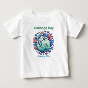 T-shirt Pour Bébé 17 février Journée des choux