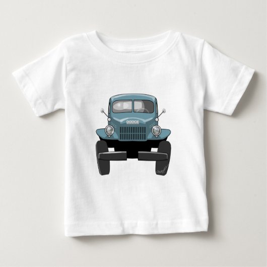 T-shirt Pour Bébé 1946 Dodge Powerwagon (Devant)