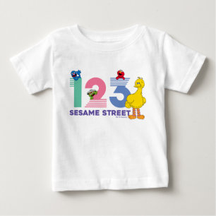 T-shirt Pour Bébé 1 2 3 Rue Sésame