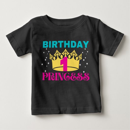 T-shirt Pour Bébé 1er anniversaire (Devant)