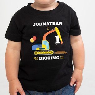 T-shirt Pour Bébé 1er anniversaire de construction