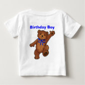 T-shirt Pour Bébé 1er anniversaire de fête garçon (Dos)