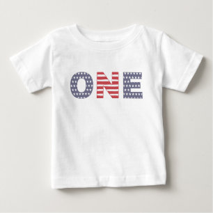 T-shirt Pour Bébé 1er Anniversaire de la fête, Fête de l'Indépendanc