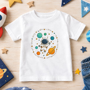 T-shirt Pour Bébé 1er anniversaire de l'Aventure Spatiale Espace C