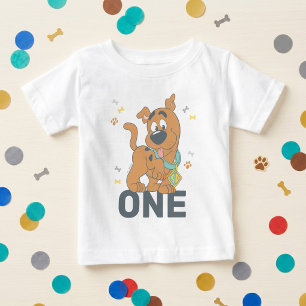T-shirt Pour Bébé 1er anniversaire de Scooby-Doo