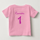 T-shirt Pour Bébé 1er anniversaire Diva (Dos)