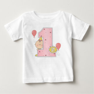 T-shirt Pour Bébé 1er anniversaire fille