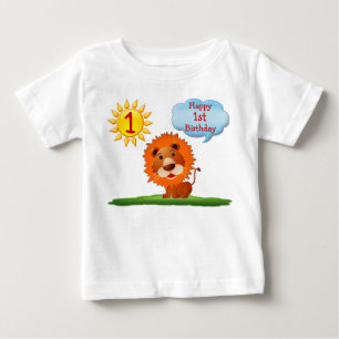 T-shirt Pour Bébé 1er Anniversaire T Chemises pour les garçons avec