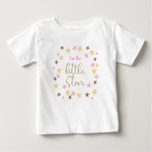 T-shirt Pour Bébé 1er anniversaire Twinkle Little Star Baby Girl