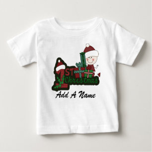 T-shirt Pour Bébé 1er Noël-bébé en stock