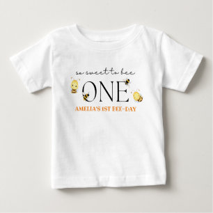 T-shirt Pour Bébé 1ère Chemise apicole, anniversaire d'abeille