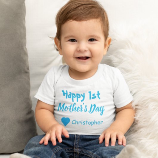 T-shirt Pour Bébé 1ère fête des mères