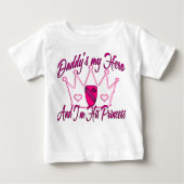 T-shirt Pour Bébé 1ère princesse de Cav Daddy (Devant)