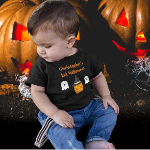 T-shirt Pour Bébé 1ère T-shirt bébé d'Halloween