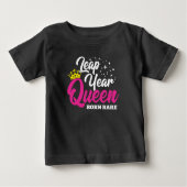 T-shirt Pour Bébé 29 fév Année bissextile Reine Jour bissextile Anni (Devant)