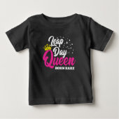 T-shirt Pour Bébé 29 févr. Jour bissextile Reine Année bissextile An (Devant)