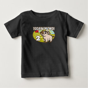 T-shirt Pour Bébé 2e anniversaire de l'enfant Aujourd'hui, je suis d