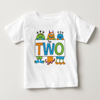 T-shirt Pour Bébé 2ème Pièce en t de monstre d'anniversaire