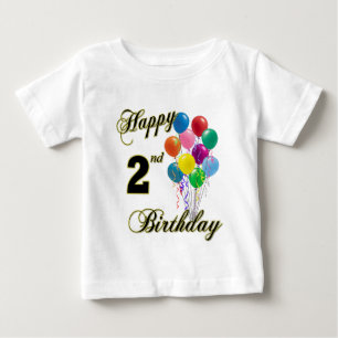 T-shirt Pour Bébé 2èmes chemises d'anniversaire et habillement