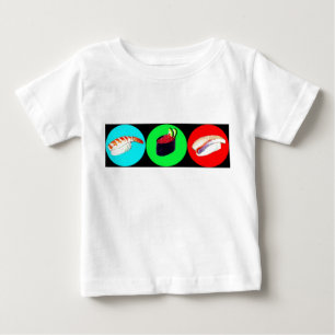 T-shirt Pour Bébé 3 peu de Sushies