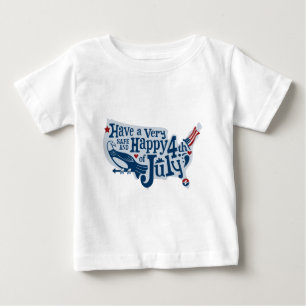T-shirt Pour Bébé 4 juillet Sûr Et Heureux